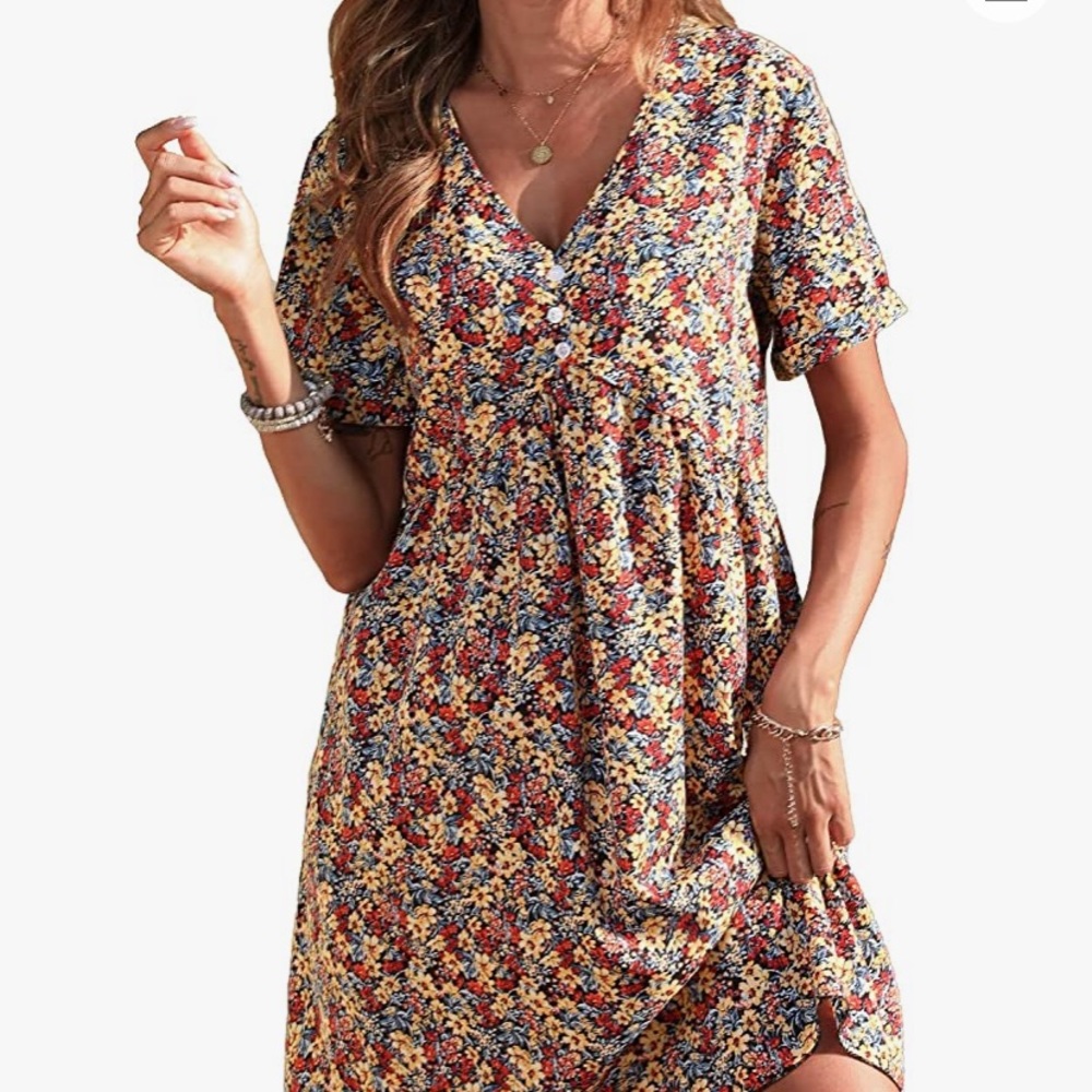 Pretty Garden Summer Dress